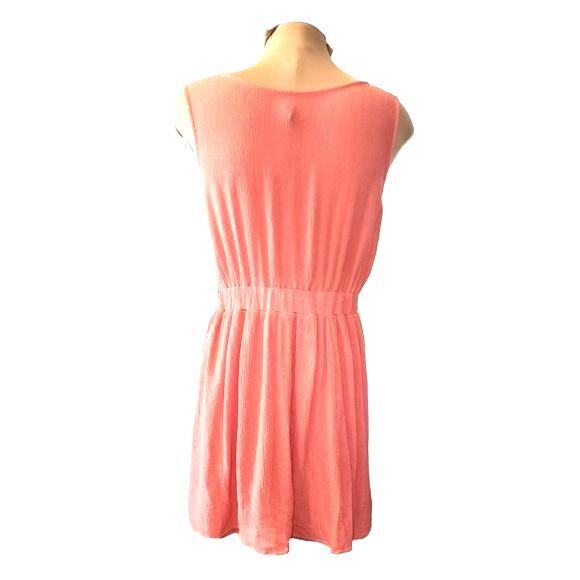 Entro Boho Pink Embroidered Sleeveless Tasseled Rayon Tunic Size M - Picture 3 of 8